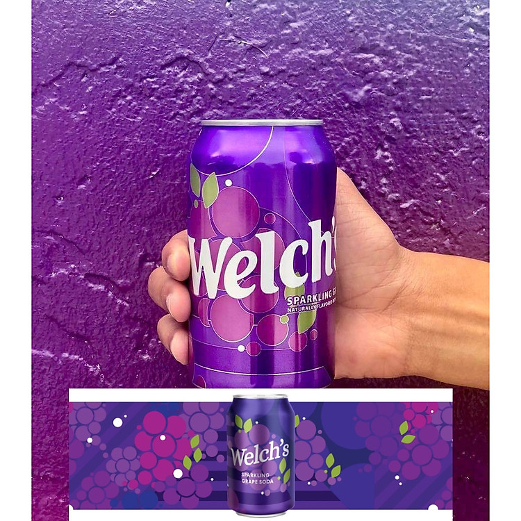 Nước ngọt nho Welch’s Thùng 12 lon 355 ml nhập Mỹ