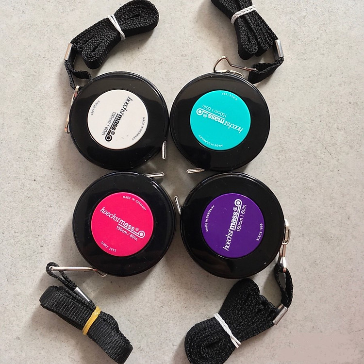 Thước dây cao cấp 150cm (Có dây đeo) - Nút bấm tự thu dây, nhỏ gọn, tiện lợi, bền, đẹp