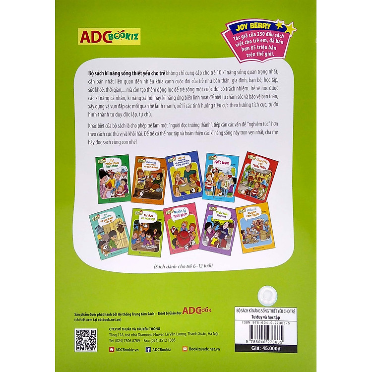 Kỹ Năng Sống Thiết Yếu Cho Trẻ - Tư Duy Và Học Tập (Tái Bản 2021) - Ảnh 4