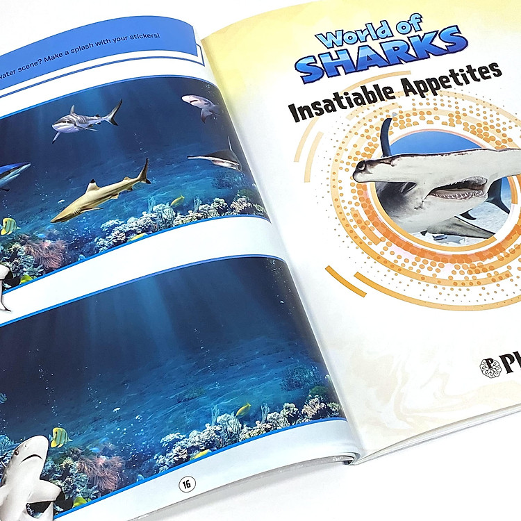 World Of Sharks Sticker Book Treasury - Ảnh 3