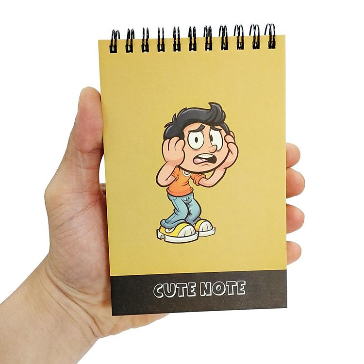 Sổ Lò Xo Teen Không Kẻ Có Chấm 80gsm Cute Note - The Sun - Ảnh 6