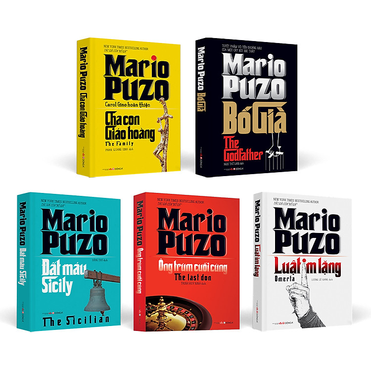Boxset 5 Tiểu Thuyết của Mario Puzo