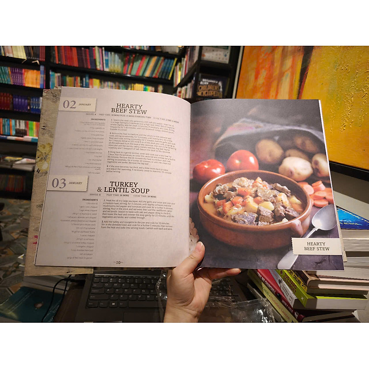 A Year Full of Recipes: 365 Recipes, One for Every Day of the Year Plus 1 for a Leap Year - Ảnh 6