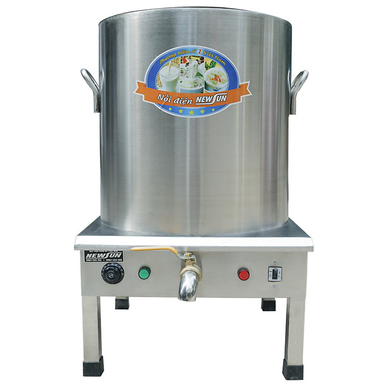 Nồi Nấu Phở Điện Liền Nồi NEWSUN 150L - Hàng chính hãng