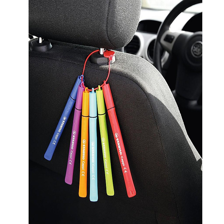 Bút lông màu STABILO Trio Scribbi (Đỏ, Xám) - Ảnh 3