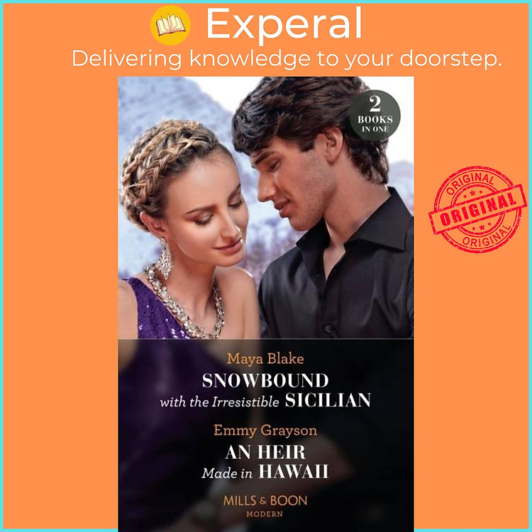 Sách - Snowbound With The Irresistible Sicilian / An Heir Made In Hawaii - Snowbou by Maya Blake (UK edition, paperback)