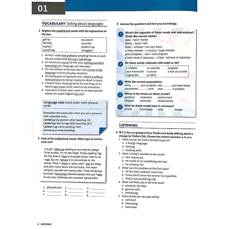 Outcomes Intermediate: Workbook - Ảnh 4