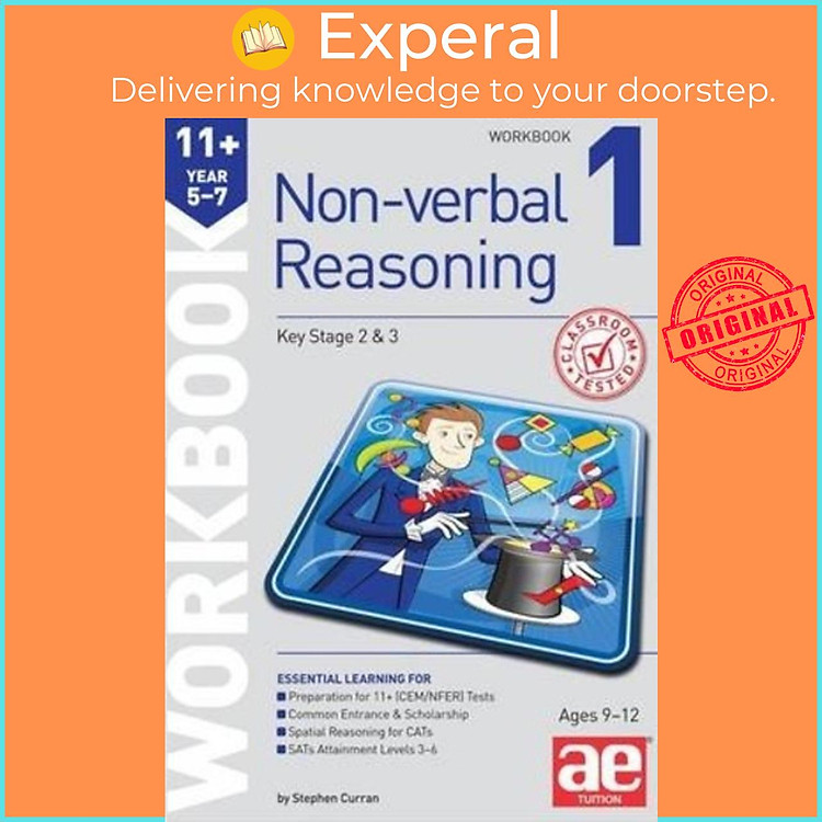 Sách - 11+ Non-verbal Reasoning Year 5-7 Workbook 1 : Including Multiple-ch by Stephen C. Curran (UK edition, paperback)