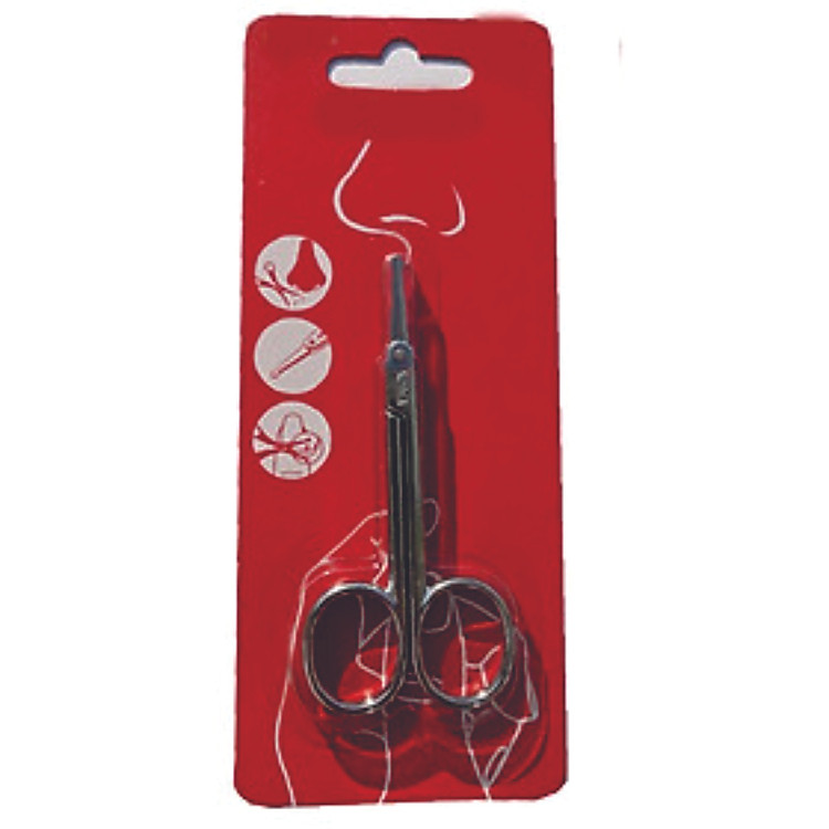 Kéo Tỉa Lông Mũi Đầu Tròn, Inox Không Gỉ Cao Cấp - Thiết Kế Nhỏ - Gọn - Nhẹ - An toàn