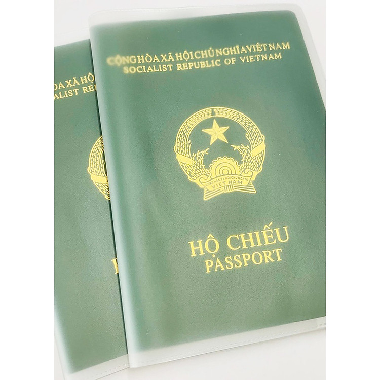 Set 2 vỏ PVC bọc hộ chiếu