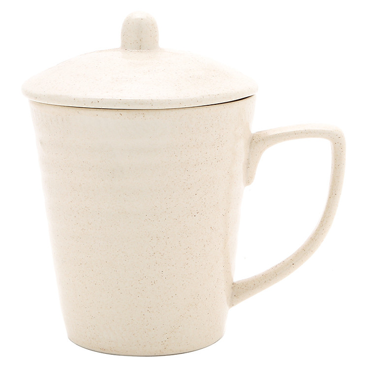 Quà Tặng Ca Trơn Nắp Gốm Sứ Bát Tràng A269