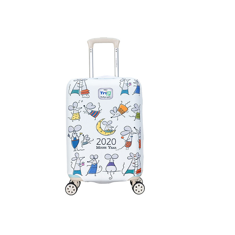 Bộ sưu tập áo trùm vali TRIP vải thun 4D cao cấp đủ 3 size