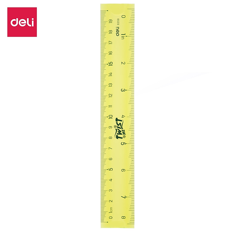 Thước Kẻ Nhựa Dẻo Ecopvc 20Cm Deli (2 chiếc) - Ảnh 6