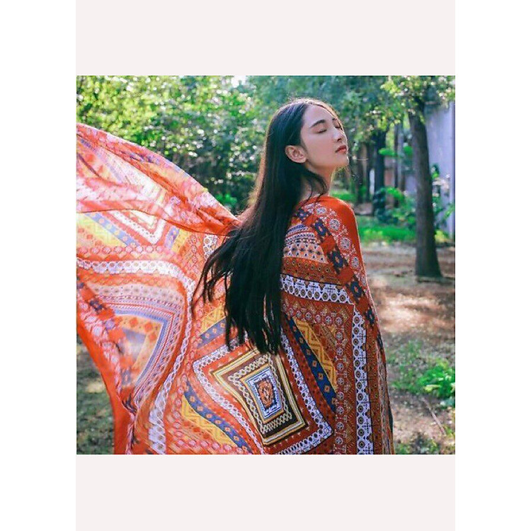 Khăn Choàng thổ cẩm thời gian cao cấp