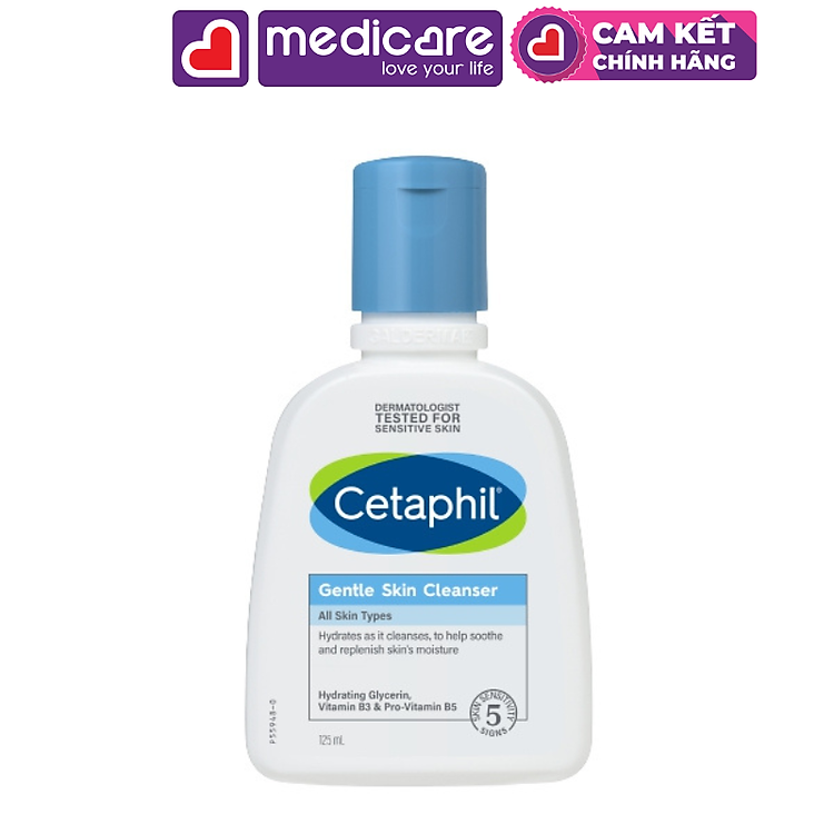 Sữa Rửa Mặt CETAPHIL Gentle Skin Dịu Nhẹ 125ml