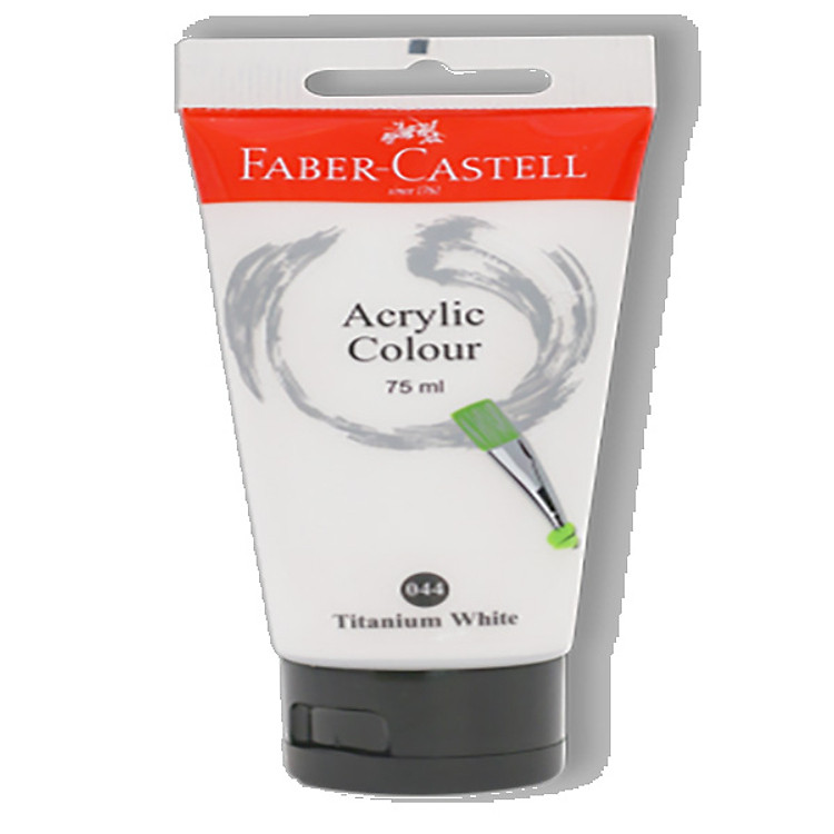 Tuýp Màu Vẽ Acrylic 75ML Titanium White