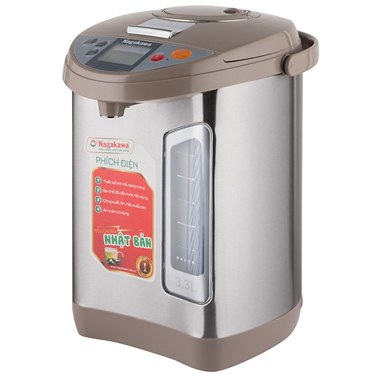 Phích điện Nagakawa NAG0401 (3.3 Lít) - Hàng chính hãng
