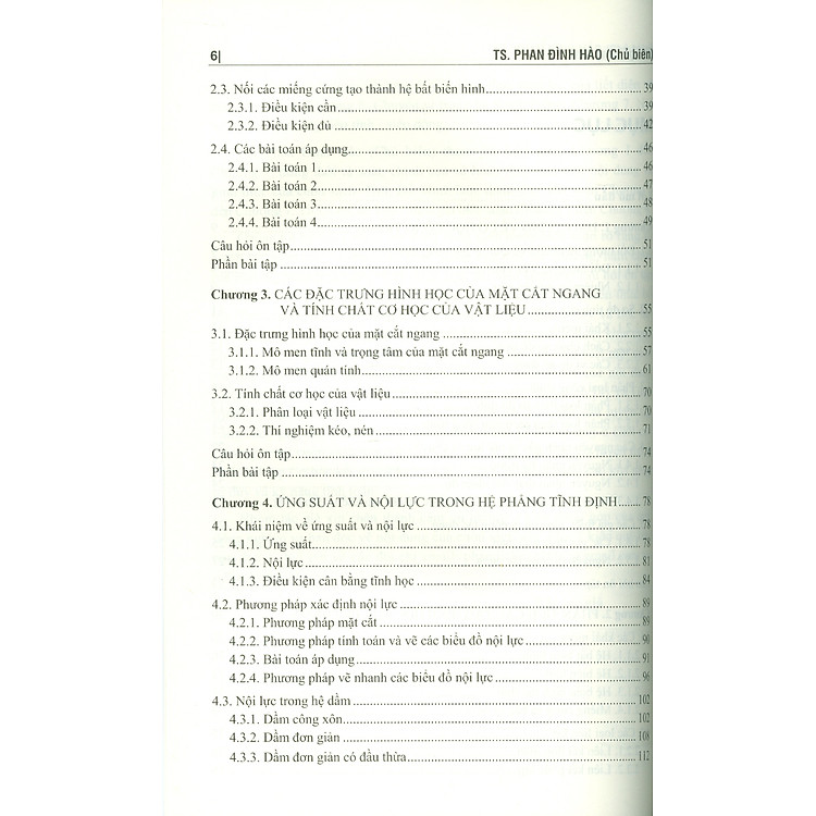 Cơ Học Công Trình - TS. Phan Đình Hào (Chủ biên) - Ảnh 6