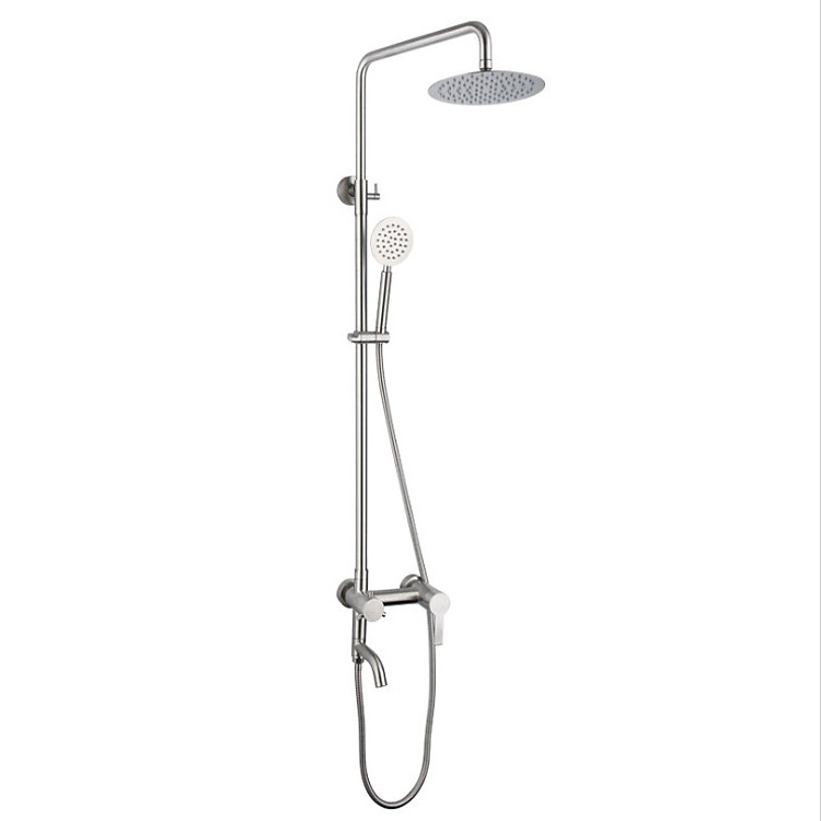 Bộ sen cây tắm đứng nóng lạnh phòng tắm inox 304 thân lệch