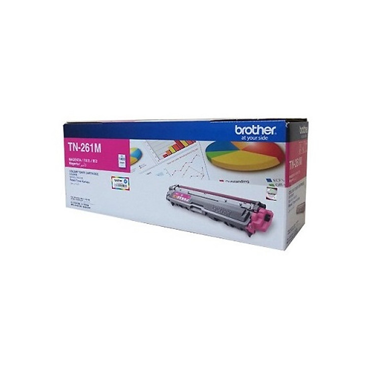 Mực In Laser Màu Brother TN-261M Magenta (Đỏ), Sử Dụng Cho Các Dòng Máy Brother HL-3150CDN, 3170CDW, MFC-9140CDN, 9330CDW - Hàng Chính Hãng
