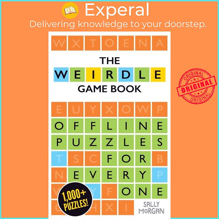 Sách - Weirdle: A derfully Wordy Game Book by Sally Morgan (UK edition, paperback)
