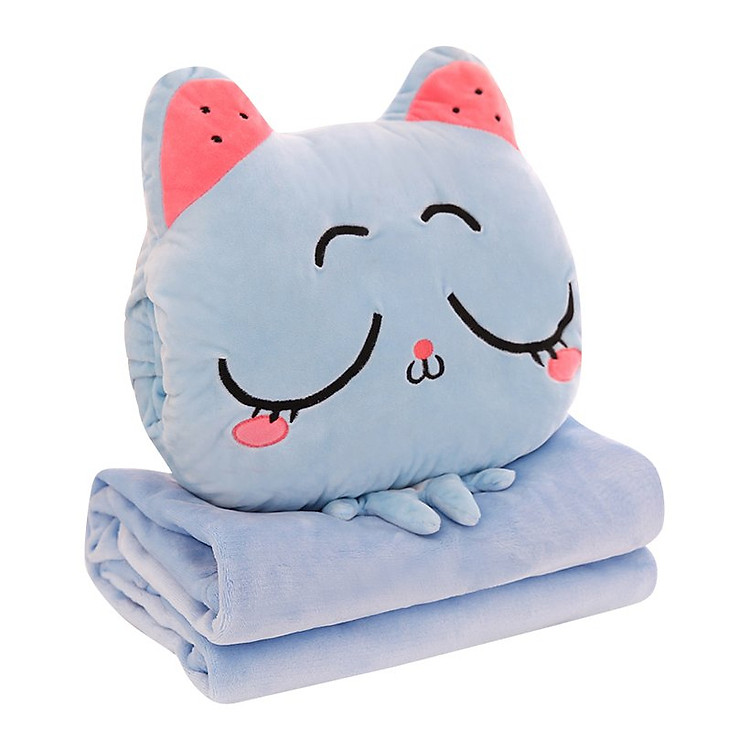 Bộ chăn gối văn phòng hình thú đáng yêu ngộ nghĩnh