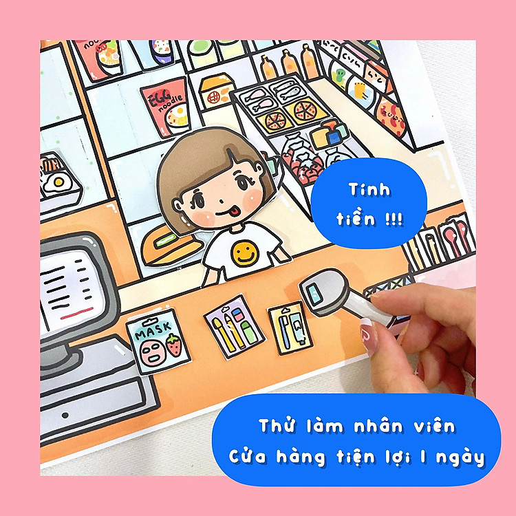 Bộ Tranh Tương Tác Cô Tiên Xanh Chính hãng Giá rẻ - Hình ảnh 2