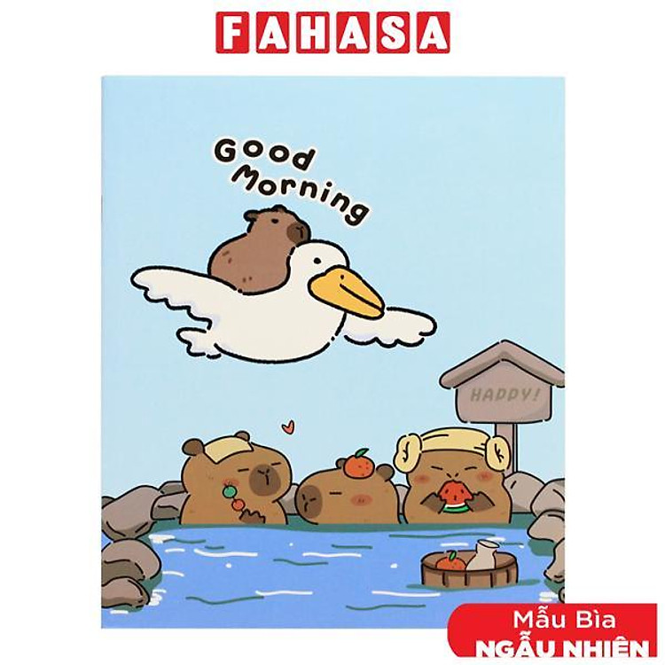 Tập Học Sinh Capybara 4 Ô Ly (200 trang, 80gsm)