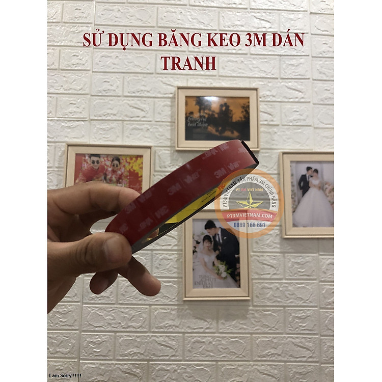 Băng keo cường lực 2 mặt VHB 3M 5952 (15mm x 10m) - Ảnh 6