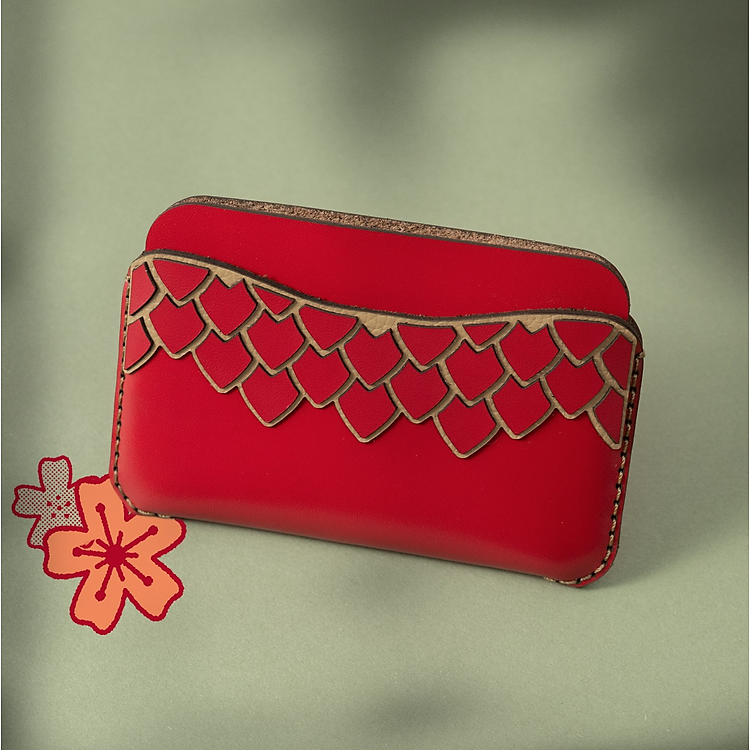 Bộ ví Sen Rồng hiệu Khacten.com - Hàng chính hãng