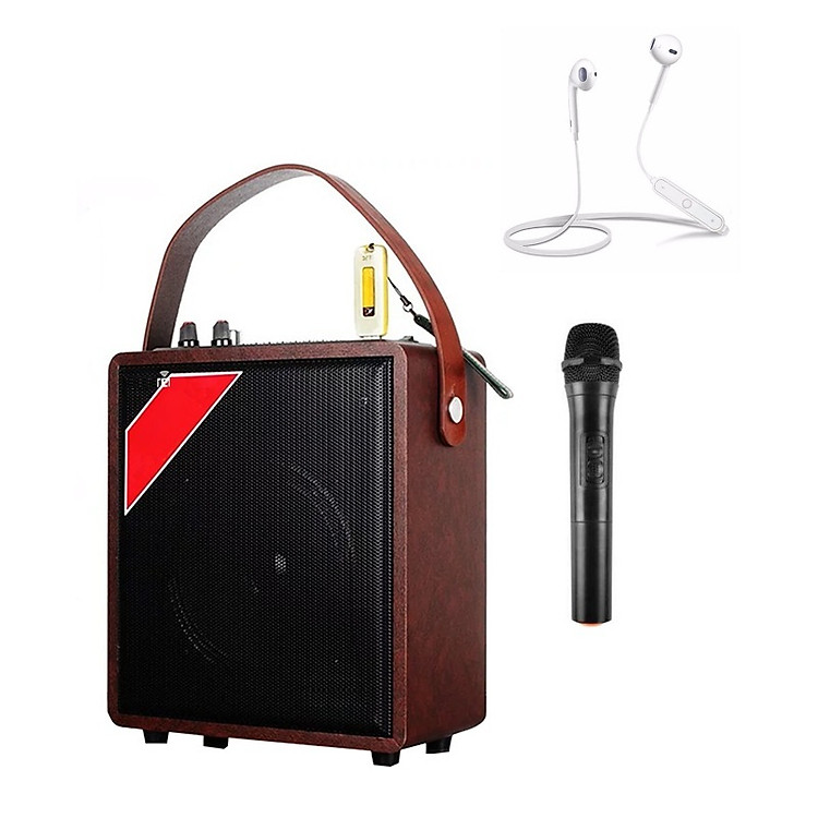 Loa trợ giảng không dây công suất lớn ZANSONG A061, Kết nối Bluetooth không dây, Kèm theo: 1 Micro ko dây cầm tay + 1 Micro ko dây cài tai +1 Micro ko dây cài ve áo + 1 Tai nghe Bluetooth Siêu Bass Có Mic Đàm Thoại Thích Hợp các cuộc họp, hội nghị và học