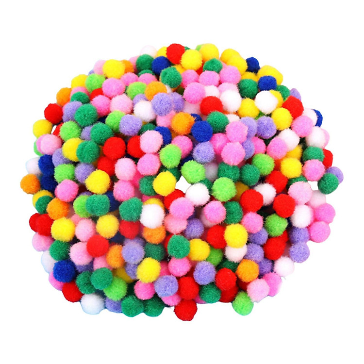 Multicolor Balls Crafts Home DIY Projects Arts Soft Puff Balls Dia 1cm