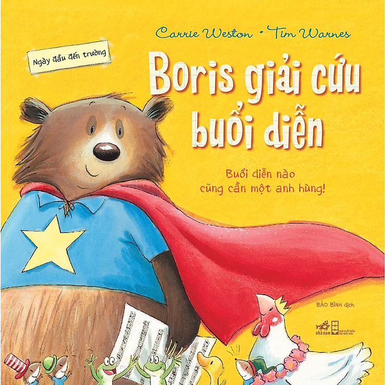 Sách - Bộ Ngày đầu đến trường của Gấu Boris (02 cuốn lẻ) - Nhã Nam Official