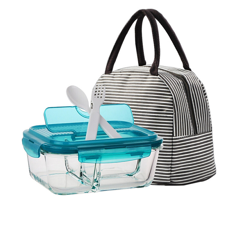 Hộp Cơm Trưa Thủy Tinh 3 Ngăn Lock&Lock LLG447CTLG