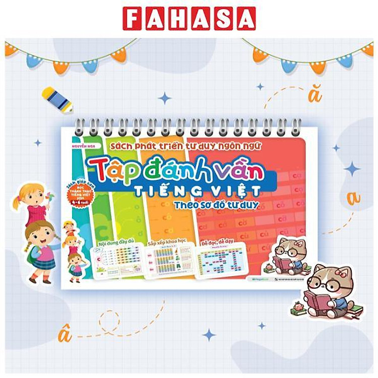 Phát Triển Tư Duy Ngôn Ngữ – Tập Đánh Vần Tiếng Việt Theo Sơ Đồ Tư Duy
