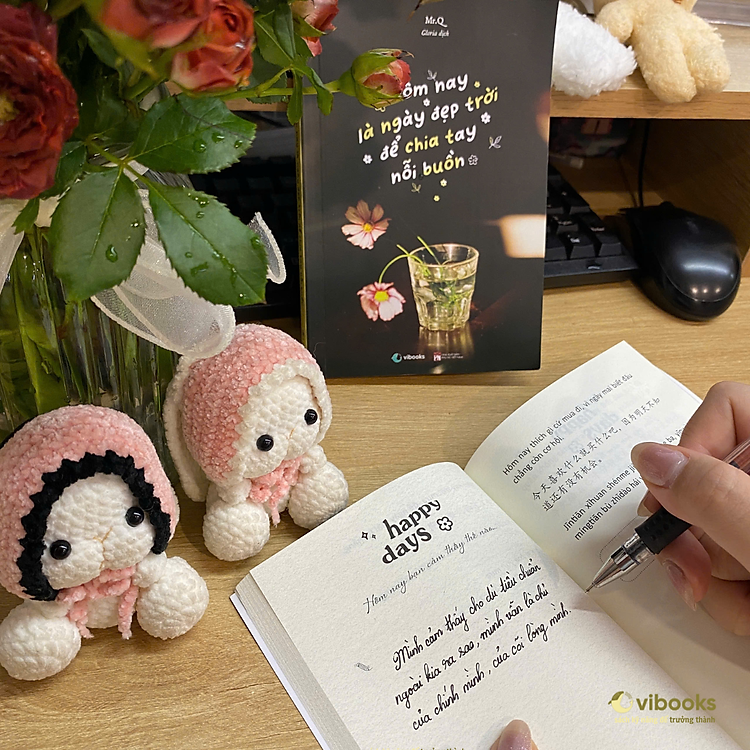 Hôm Nay Là Ngày Đẹp Trời Để Chia Tay Nỗi Buồn (Sách/Sổ Tay Song Ngữ Việt – Trung) - Ảnh 4