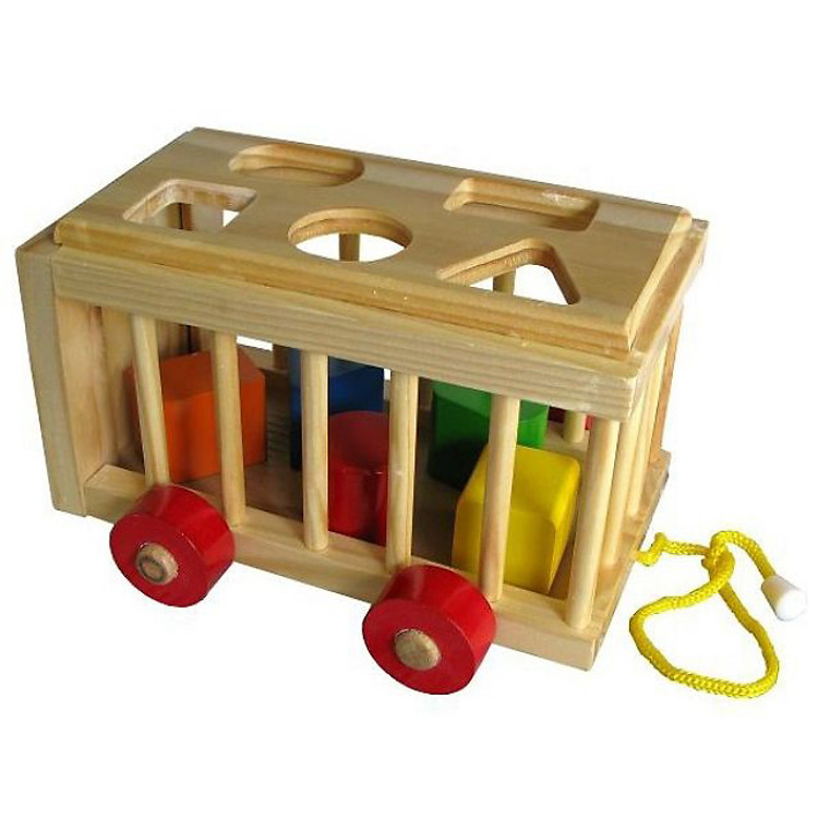 Đồ chơi gỗ - Xe Cũi Thả Hình