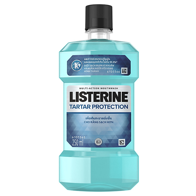 Nước Súc Miệng Ngăn Ngừa Vôi Răng Listerine Tartar Protection (250ml)