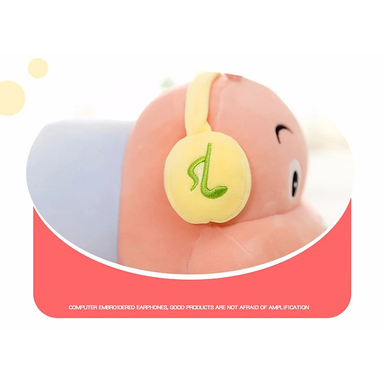 Thú nhồi bông sâu tai nghe 60-130cm Chính hãng Giá tốt - Hình ảnh 5