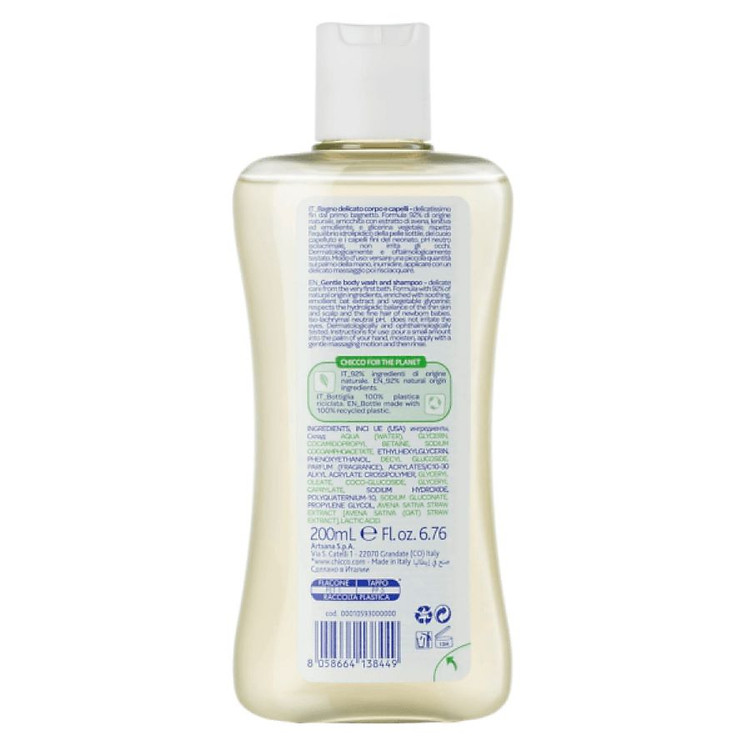 Mua Sữa Tắm Gội Yến Mạch Chicco 200ml Chính hãng Giá rẻ - Hình ảnh 4