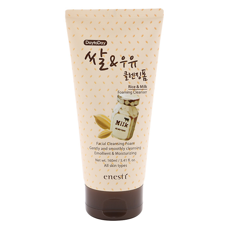 Sữa Rửa Mặt Daytoday Enesti Gạo Và Sữa Tươi (160ml)
