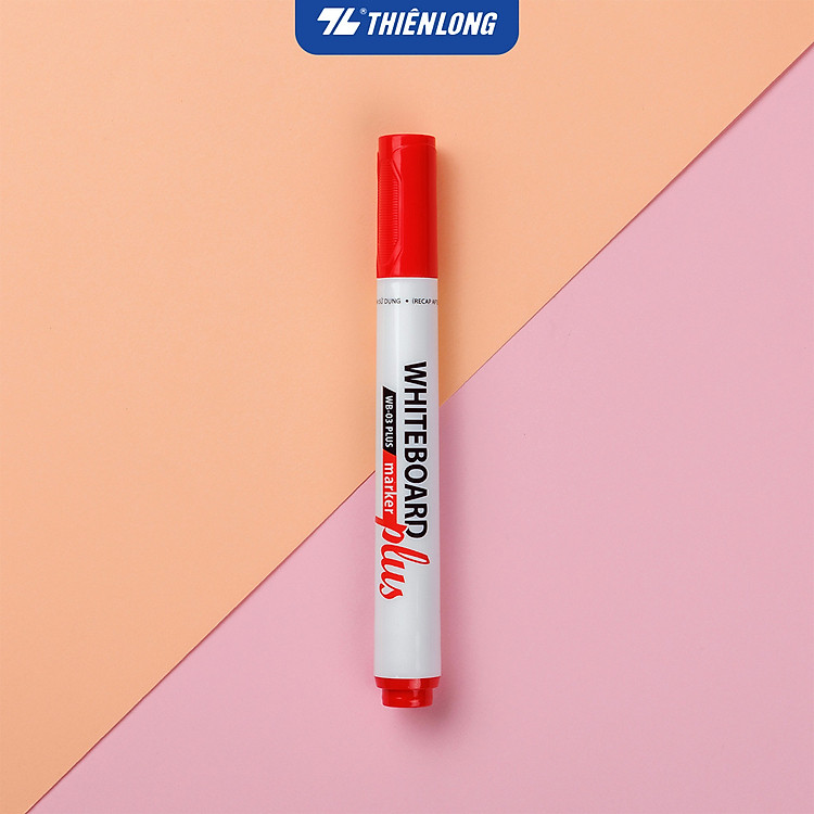 Bút Lông Bảng Thiên Long WB-03 Plus - Đỏ - Ảnh 6