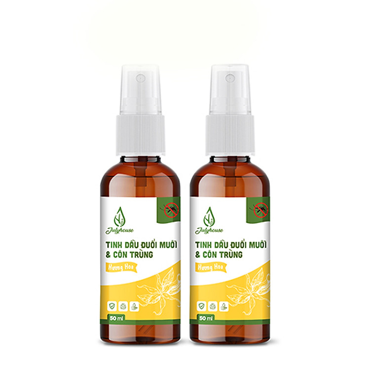 Bộ 2 bình xịt tinh dầu đuổi muỗi 50ml/chai JULYHOUSE