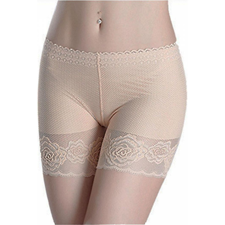 Combo 3 quần lót mặc trong váy thêu hoa ren co giãn thoải mái ( MÀU NGẪU NHIÊN ) (BO)
