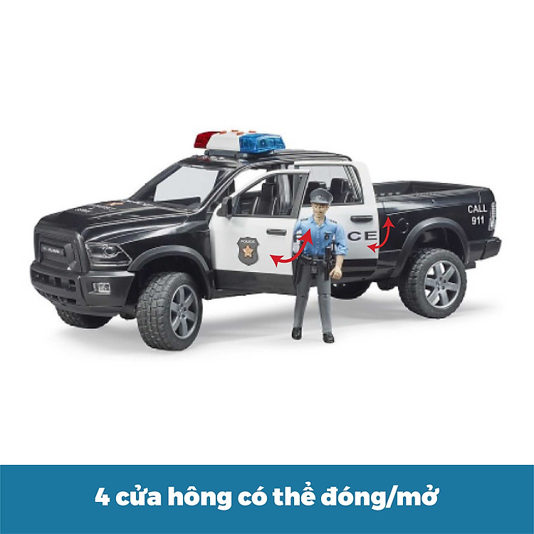 Mua Đồ Chơi Xe Cảnh Sát RAM 2500 Chính hãng Giá rẻ - Hình ảnh 4