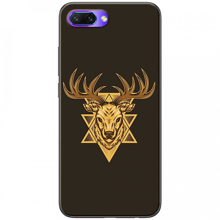 Ốp lưng dành cho Honor 10 mẫu Hươu nền đen