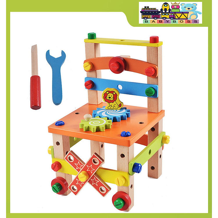 Mua Bộ Đồ Chơi Lắp Ghép Ghế Gỗ Chính hãng Tiết kiệm