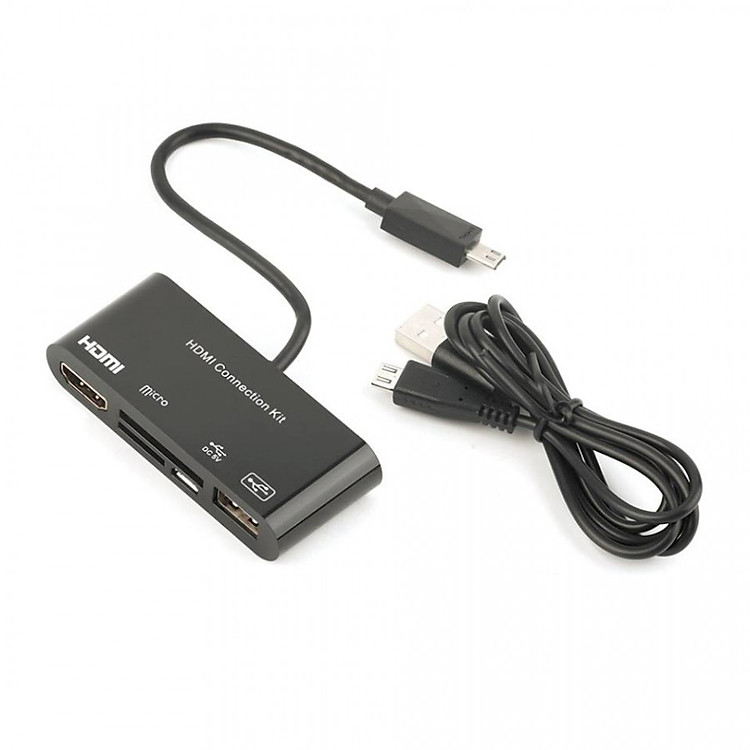 Cáp Truyền Hình Ảnh Từ Điện Thoại Lên Tivi Card Reader HDMI Kit Azone