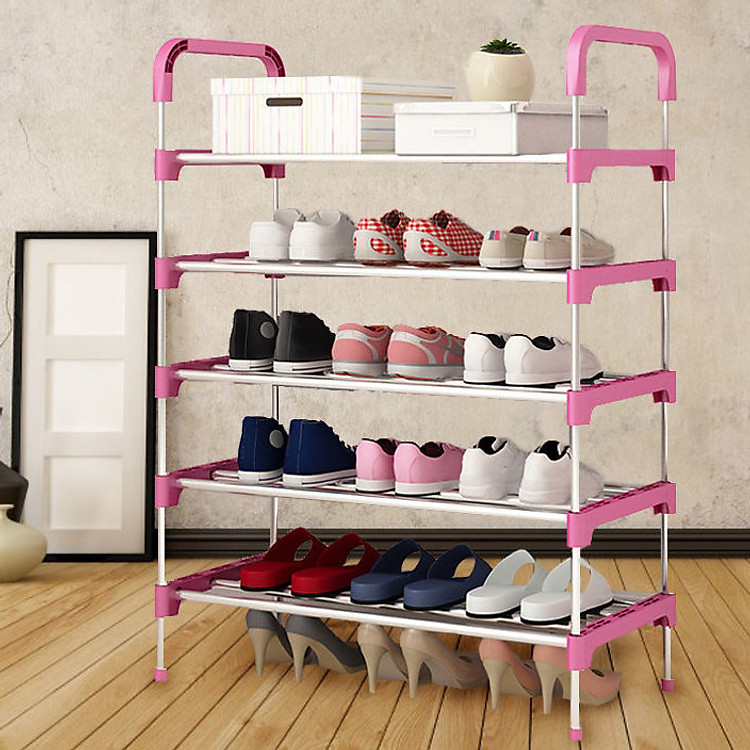 Kệ Để Giày - Giá để giày dép Cỡ Đại 5 Tầng Chắc Chắn - Màu Ngẫu Nhiên