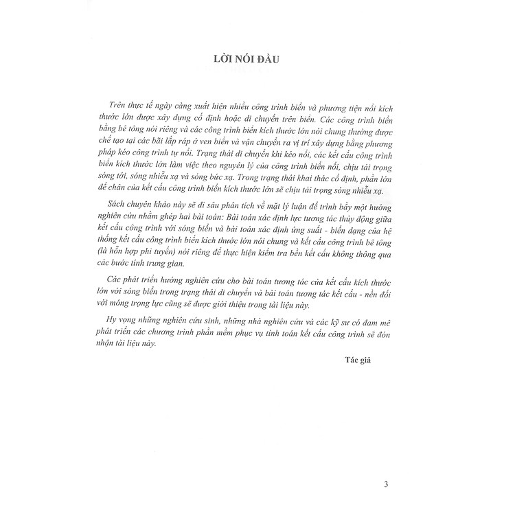 Tính Toán Kết Cấu Công Trình Kích Thước Lớn Khi Tương Tác Động Lực Học Với Sóng Biển Và Nền - Ảnh 2
